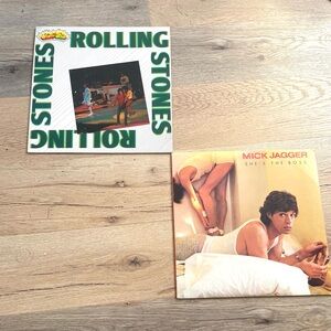 Rare Collectible The Rolling Stones and Mick Jagger Vinyls